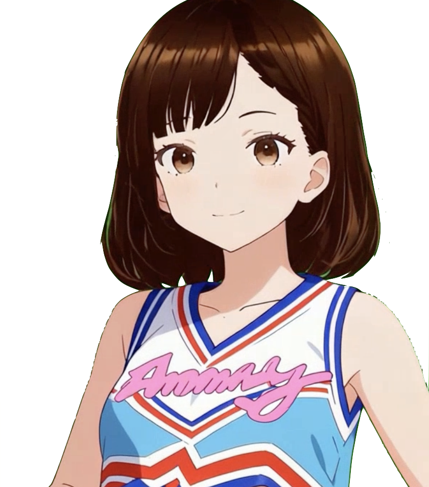 応援ポーズを取るミコ